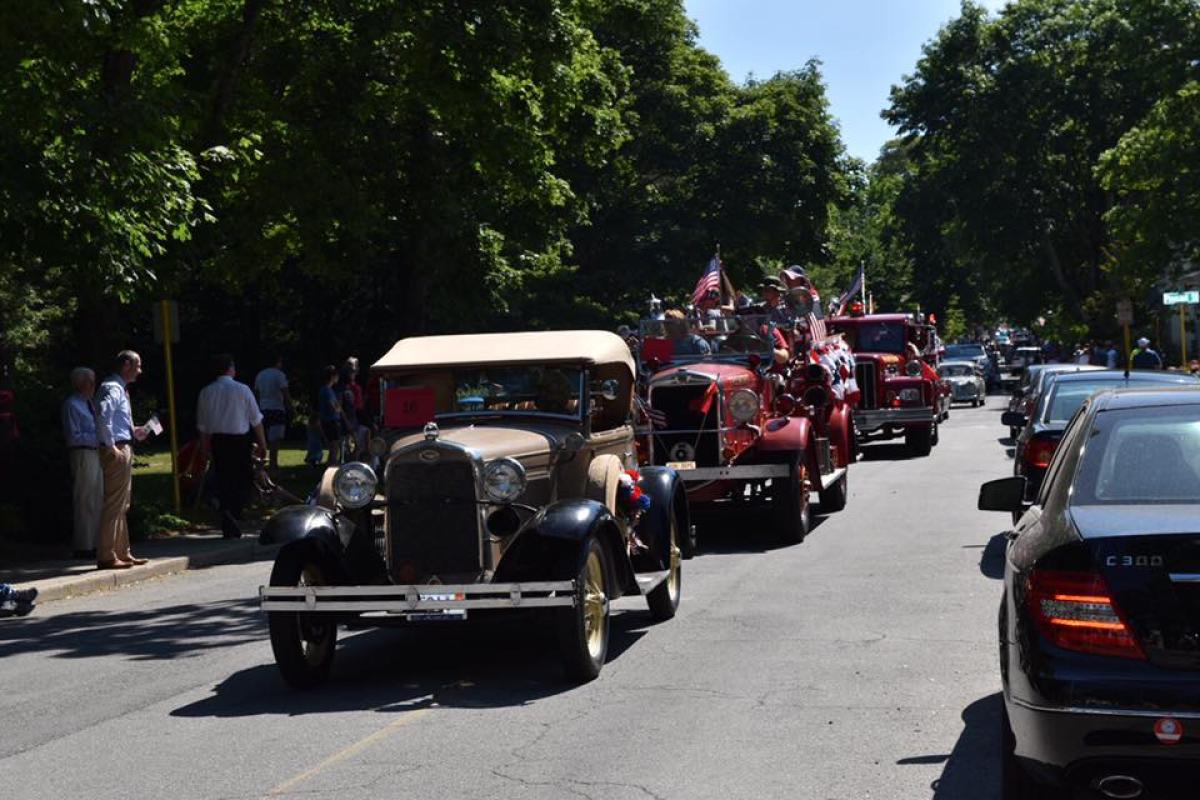 Cars Rally During Parade