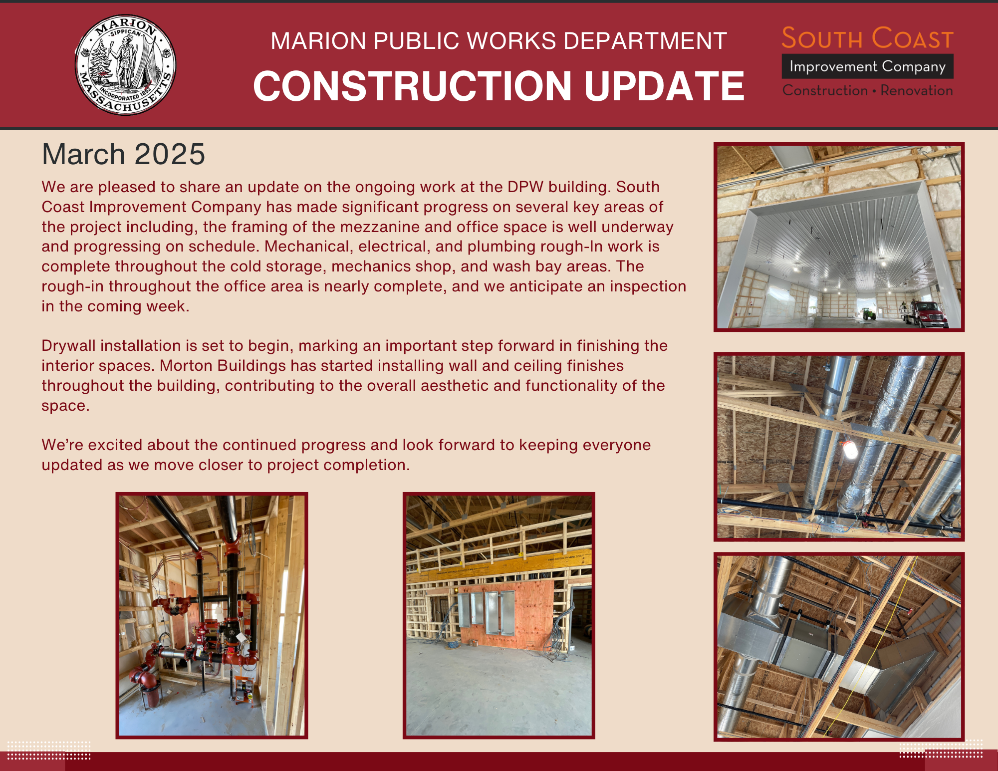March Marion DPW Construction Updates HORIZONTAL